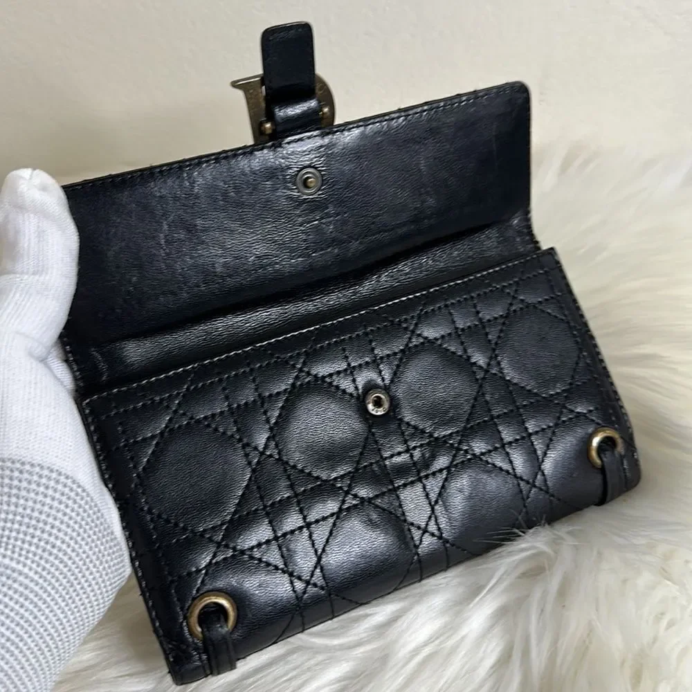 💯Authentic Christian Dior Long Wallet 🍀